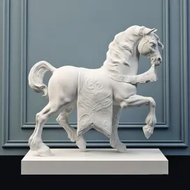 Lladro sculpture palace horse